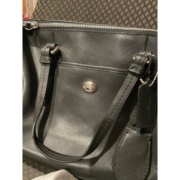 New Coach black handbag crossbody strap - Picture 5 of 12